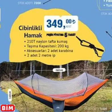 CİBİNLİKLİ HAMAK CİBİNLİKLİ HAMAK